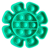 Green Flower Pop Bubble Fidget Toy image 1